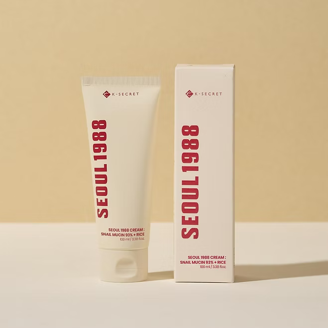 K-Secret - Seoul 1988 Cream : Snail Mucin 93% + Rice - Beauty Station by Rafia
