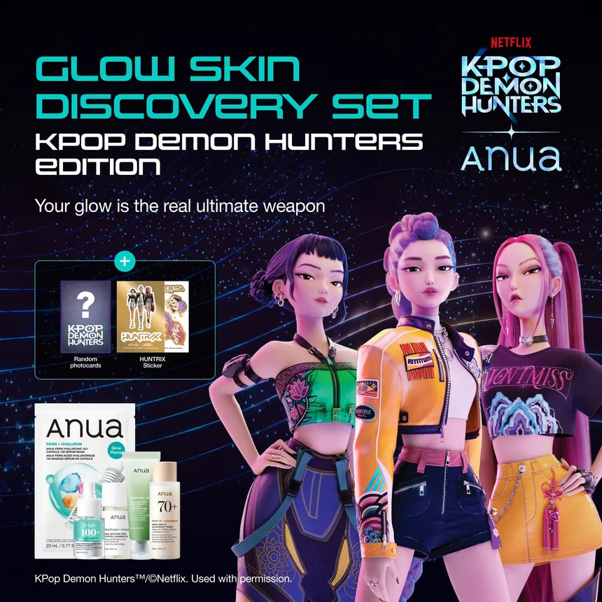 Anua - Kpop Demon Hunters Glow Skin Discovery Set