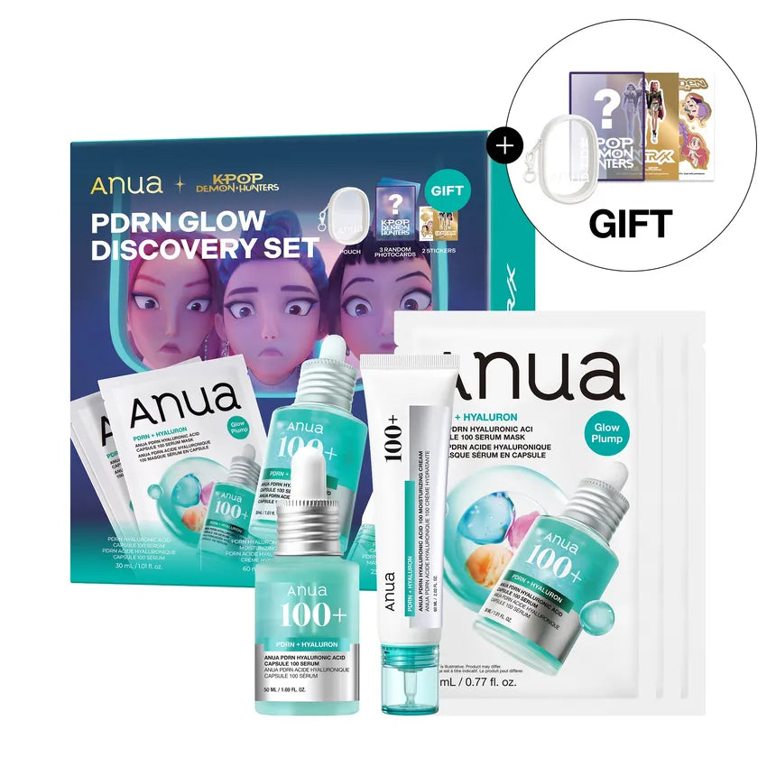 Anua - Kpop Demon Hunters PDRN Glow Discovery Set