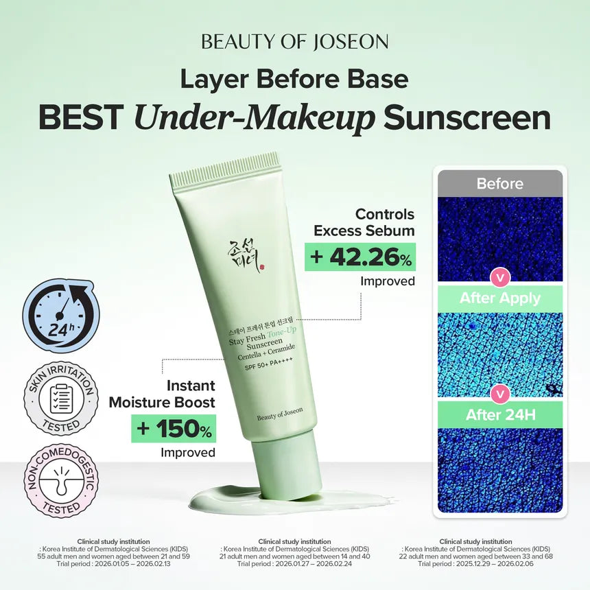 Beauty of Joseon - Stay Fresh Tone Up Sunscreen