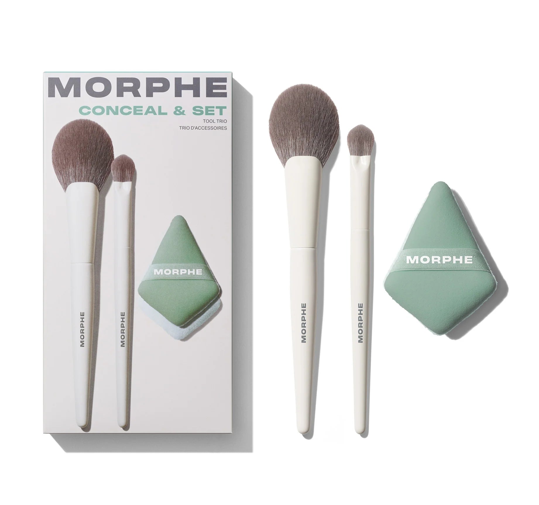 Morphe - Conceal & Set Tool Trio - Beauty Station by Rafia