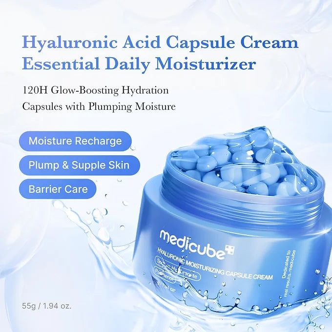 Medicube - Hyaluronic Moisturizing Capsule Cream - Beauty Station by Rafia