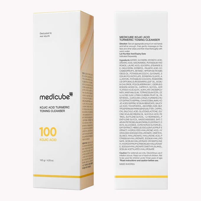 Medicube - Kojic Acid Turmeric Toning Cleanser
