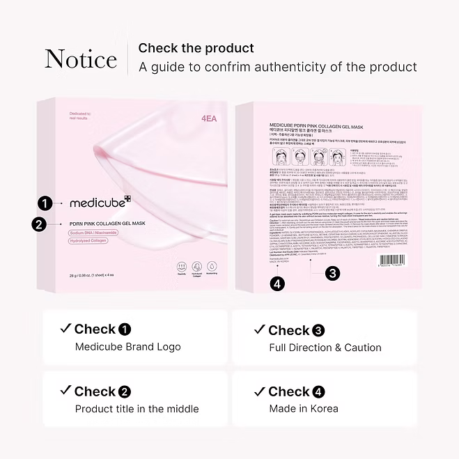 Medicube - PDRN Pink Collagen Gel Mask - Beauty Station by Rafia