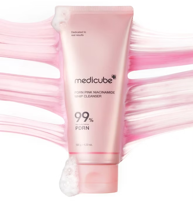 Medicube - PDRN Pink Niacinamide Whip Cleanser - Beauty Station by Rafia