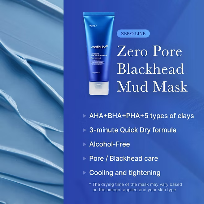 Medicube - Zero Pore Blackhead Mud Mask - Beauty Station by Rafia