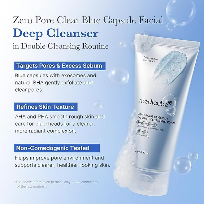 Medicube - Zero Pore Capsule Cleansing Foam - Beauty Station by Rafia