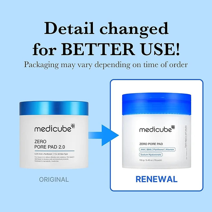 Medicube - Zero Pore Toner Pads