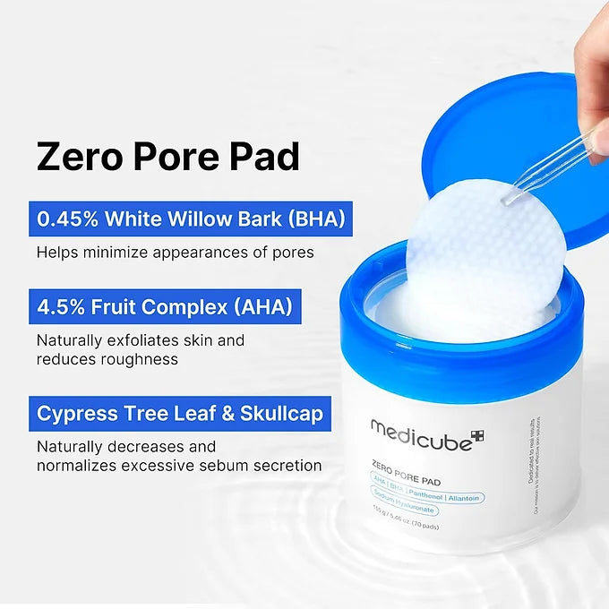 Medicube - Zero Pore Toner Pads