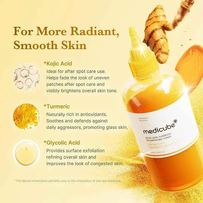 Medicube - Kojic Acid Turmeric Resurfacing Toner