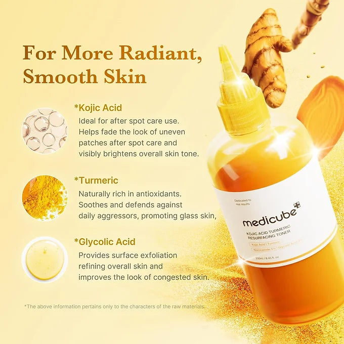 Medicube - Kojic Acid Turmeric Resurfacing Toner