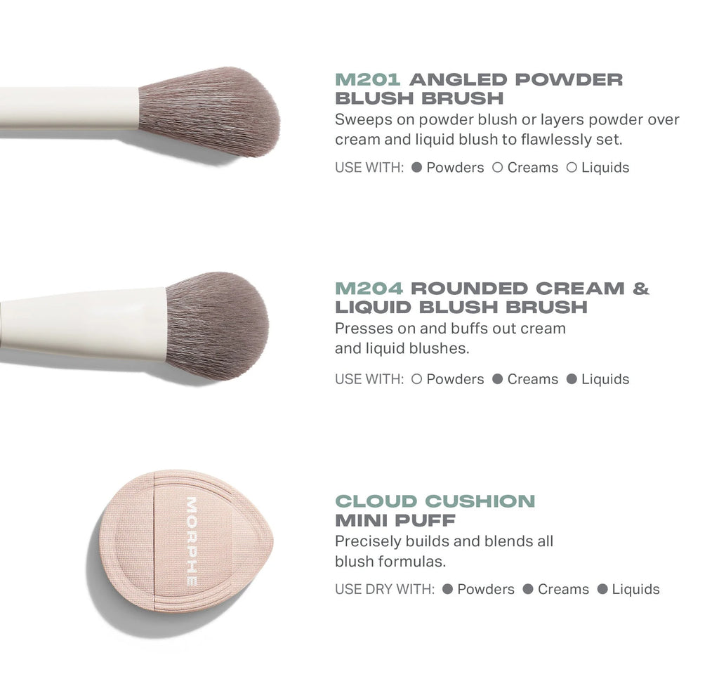 Morphe - Blush Layering Tool trio - Beauty Station by Rafia