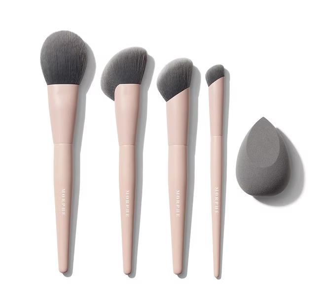 Morphe - Face Shaping Essentials Bamboo & Charcoal Infused Face Brush Set - Beauty Station by Rafia