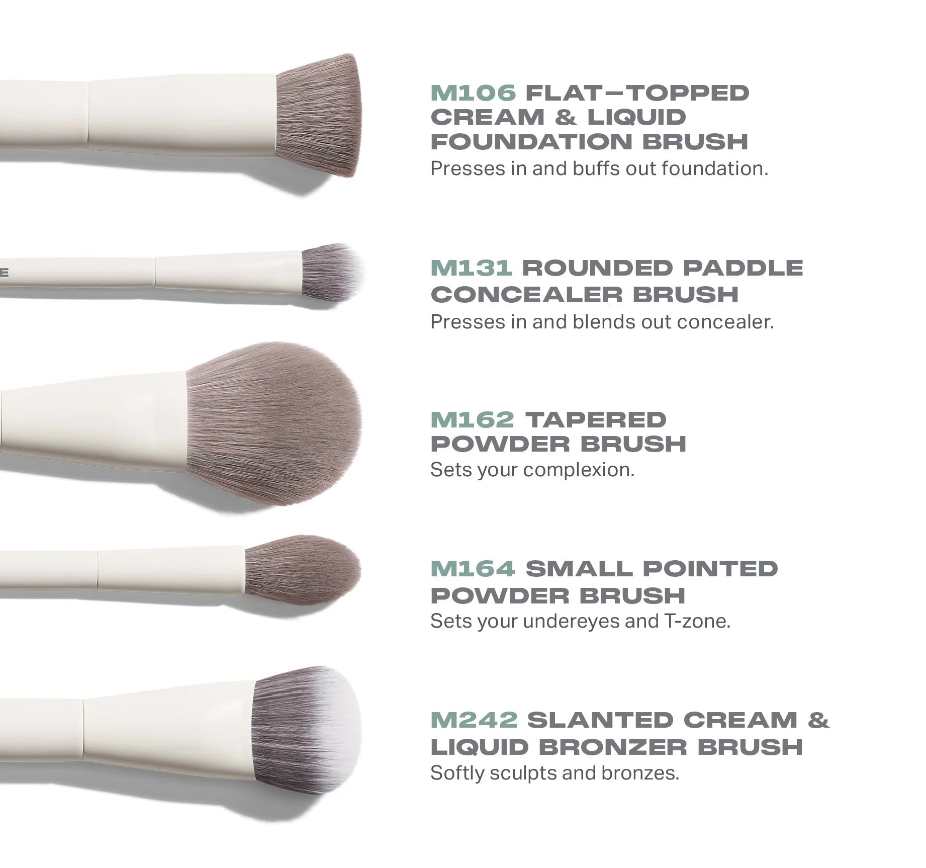 Morphe - Portrait Mode 5-Piece Face Brush Set - Beauty Station by Rafia