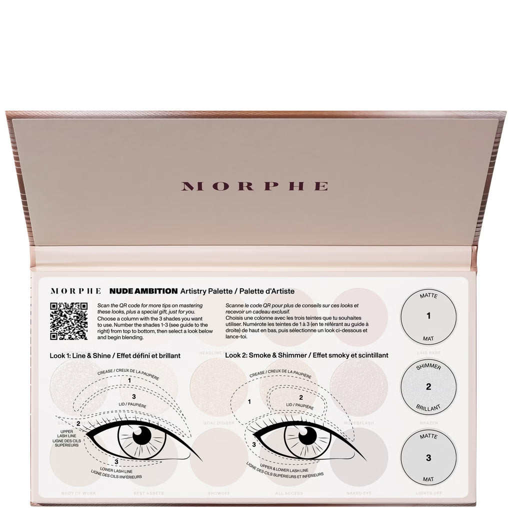 Morphe - Nude Ambition Artistry Palette - Beauty Station by Rafia