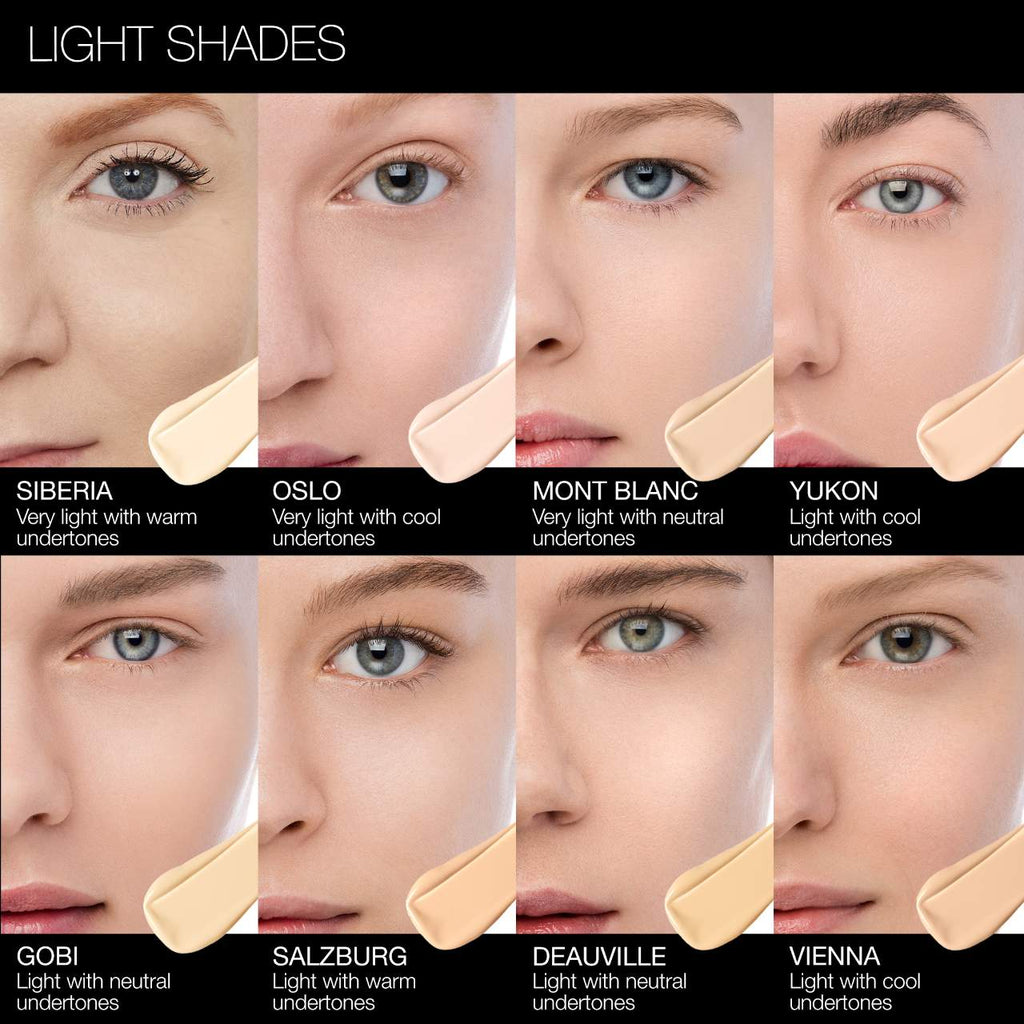 Nars - Natural Radiant Longwear Foundation Light Shades