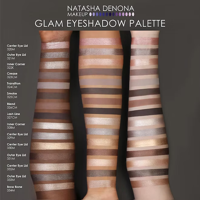 Natasha Denona - Glam Eyeshadow Palette - Beauty Station by Rafia