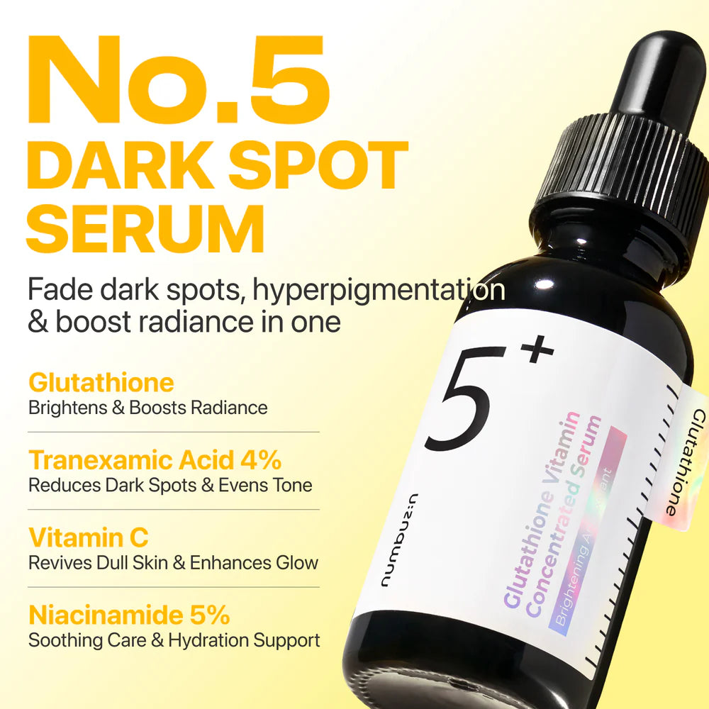Numbuzin - No.5+ Glutathione Vitamin Concentrated Serum