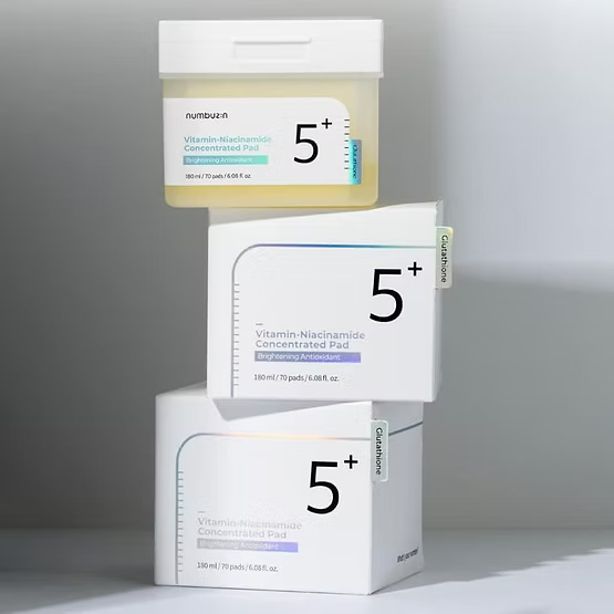 Numbuzin - No.5 Vitamin-Niacinamide Concentrated Pad - Beauty Station by Rafia