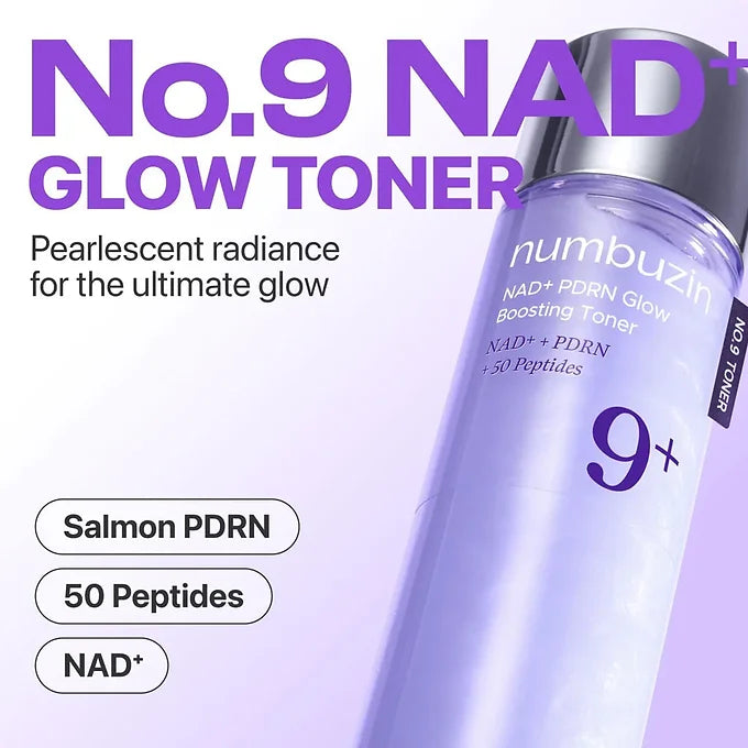 Numbuzin - No.9 NAD+ PDRN Glow Boosting Toner
