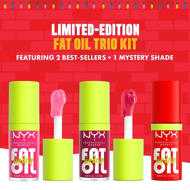 Nyx - Home Alone Fat Oil Lip Drip Trio - Beauty Station by Rafia