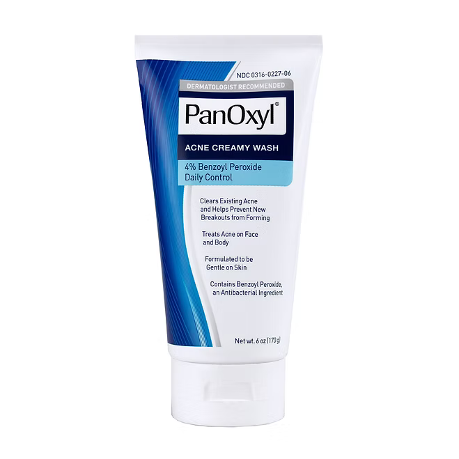 PanOxyl - Acne Creamy Face Wash With Benzoyl Peroxide 4% - Beauty Station by Rafia