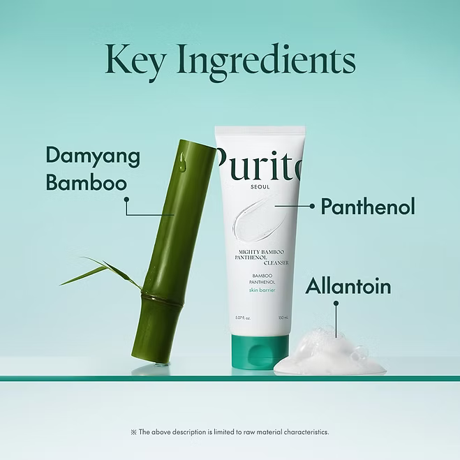 Purito Seoul - Mighty Bamboo Panthenol Cleanser - Beauty Station by Rafia