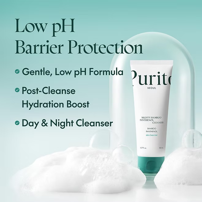 Purito Seoul - Mighty Bamboo Panthenol Cleanser - Beauty Station by Rafia