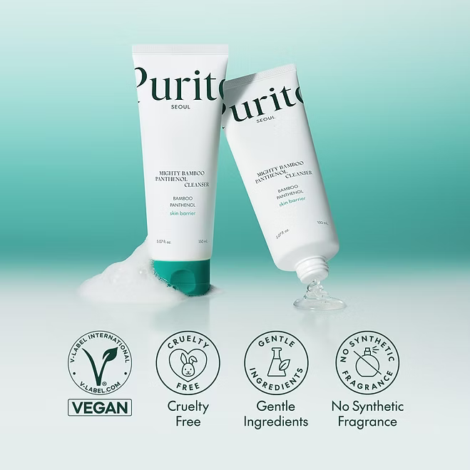 Purito Seoul - Mighty Bamboo Panthenol Cleanser - Beauty Station by Rafia