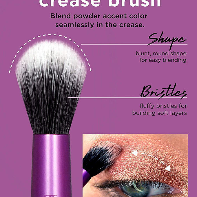 Real Techniques - Everyday Eye Essentials Makeup Brush Set - Beauty Station by Rafia