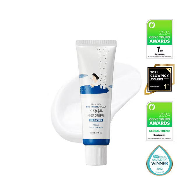 Round Lab - Birch Moisturizing Sunscreen SPF 50+ - Beauty Station by Rafia
