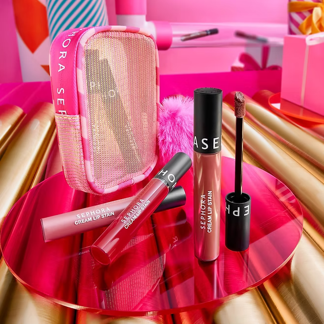 Sephora - 5pc Cream Lip Stain Makeup Gift Set - Beauty Station by Rafia