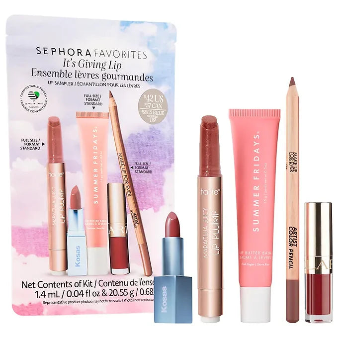 Sephora Favorites It's Giving Lip Value Set - Beauty Station by Rafia