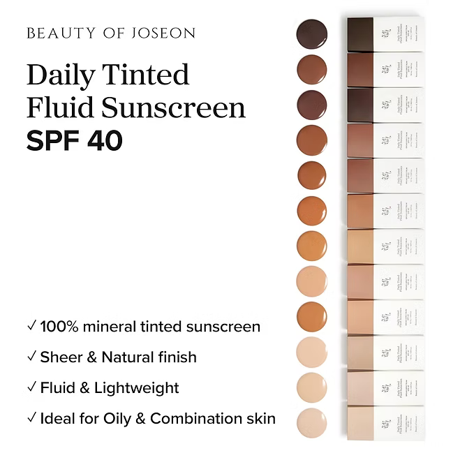 Beauty of Joseon - Daily Tinted Fluid Sunscreen - Beauty Station by Rafia