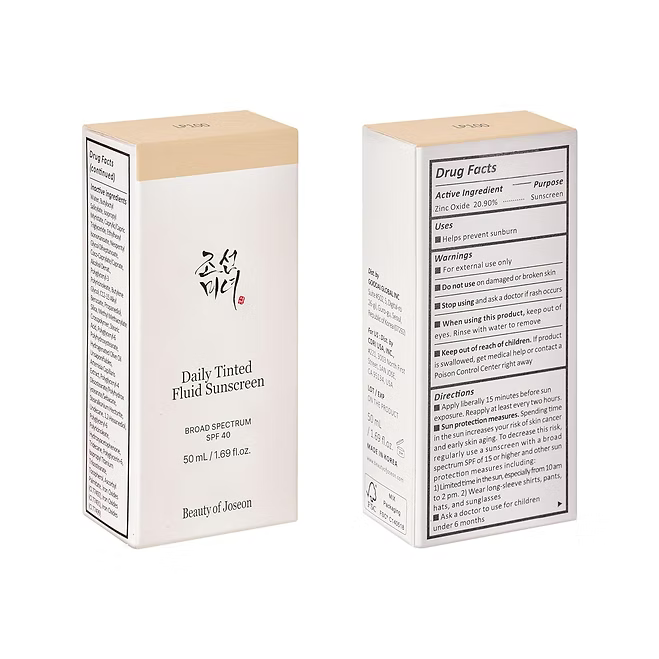 Beauty of Joseon - Daily Tinted Fluid Sunscreen - Beauty Station by Rafia