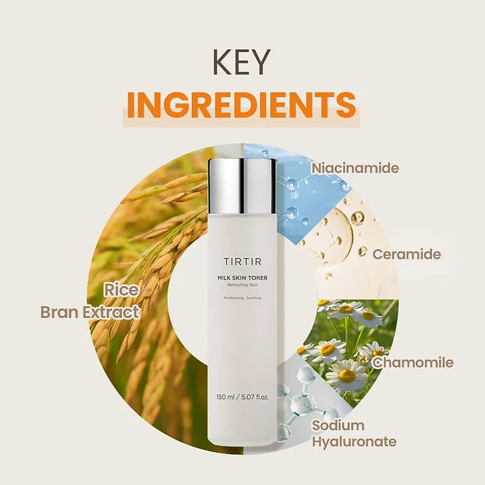 Intoner Three Tirtir - Milk Skin Toner | Beauty Station by Rafia| Pakistan