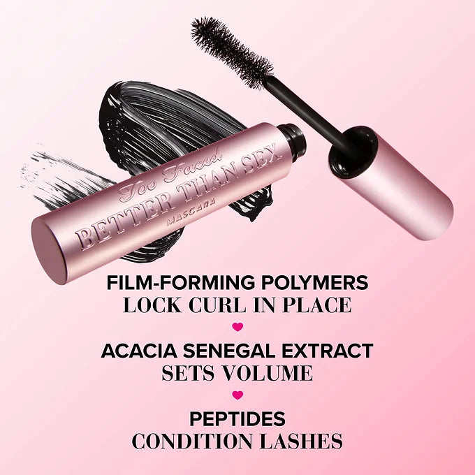 Too Faced - Better Than Sex Mascara - Beauty Station by Rafia