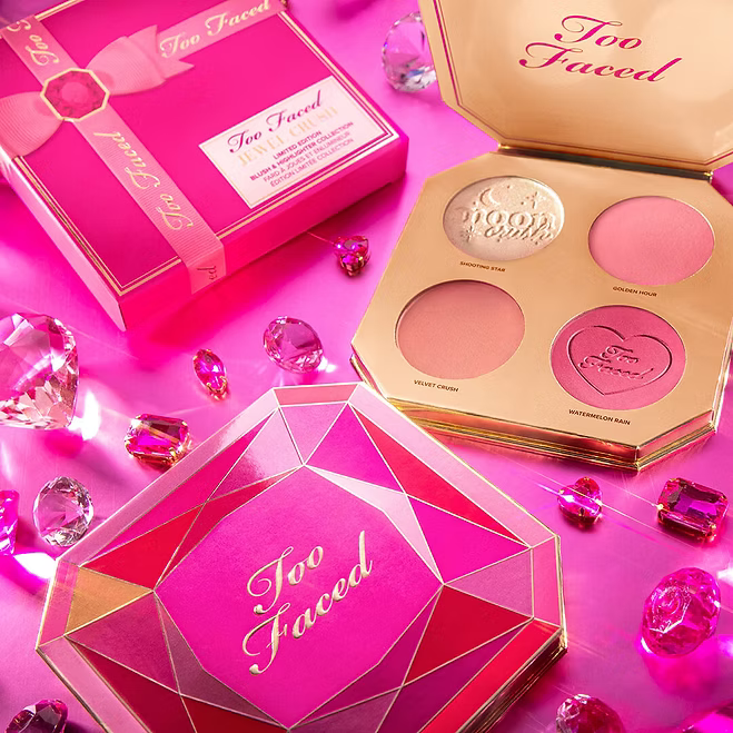 Too Faced - Jewel Crush Blush & Highlighter Face Palette - Beauty Station by Rafia