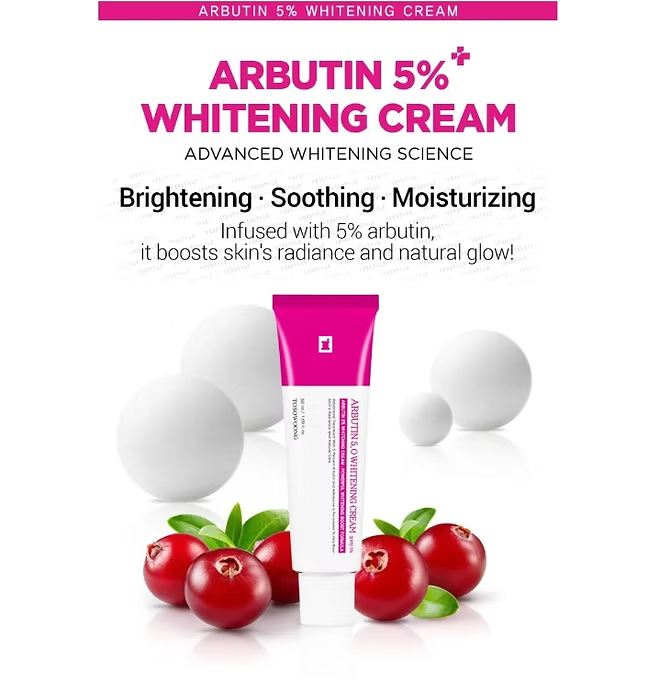 Tosowoong - Arbutin 5% Whitening Cream - Beauty Station by Rafia