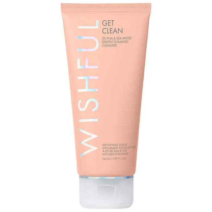Wishful - Get Clean 2% PHA & Sea Moss Gentle Foaming Cleanser - Beauty Station by Rafia