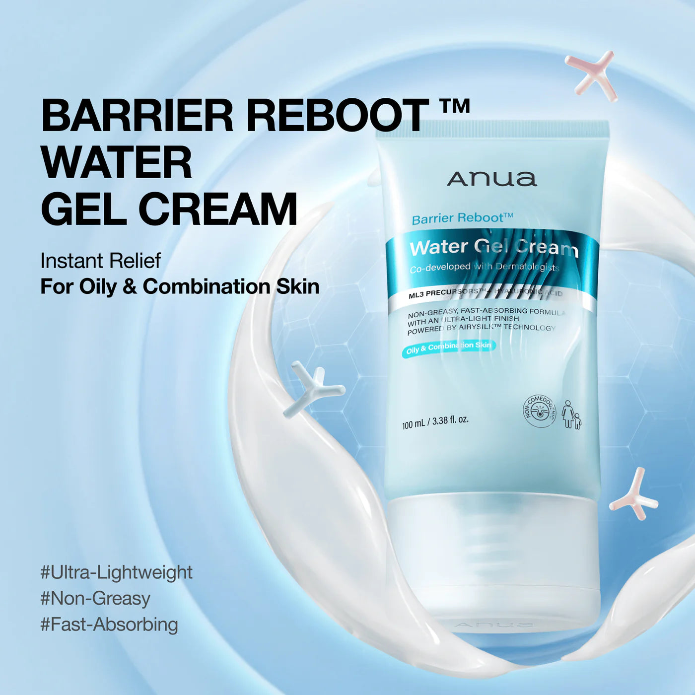 Anua - Barrier Reboot Water Gel Cream