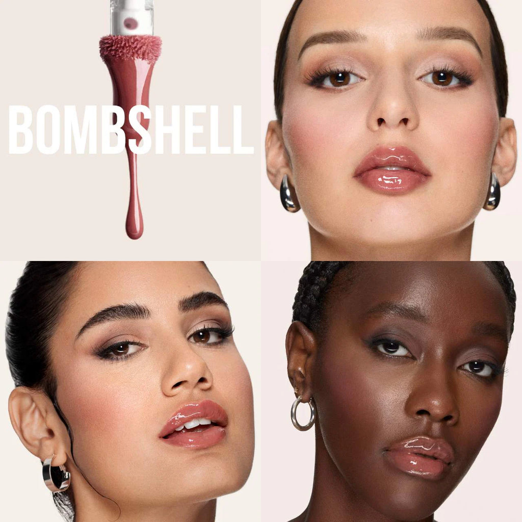 Huda Beauty - Faux Filler Extra Shine Lip Gloss - Beauty Station by Rafia