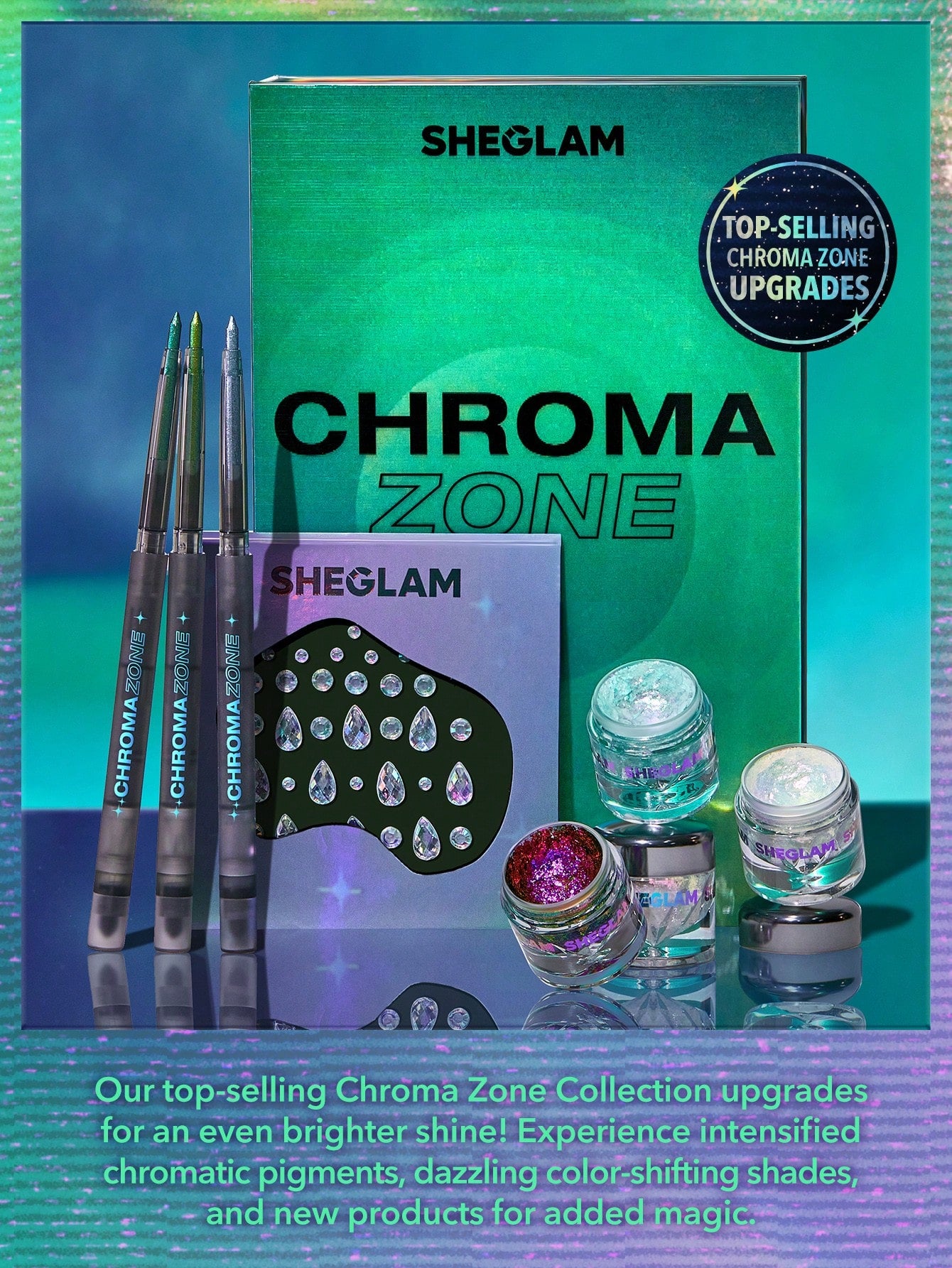 SHEGLAM - Chroma Zone Multichrome Gel Liner-Pixels