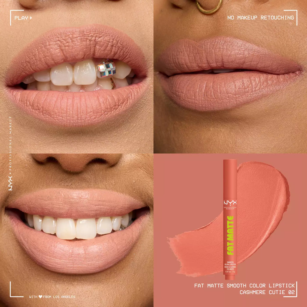 Nyx Cosmetics - Fat Matte Smooth Color Lipstick