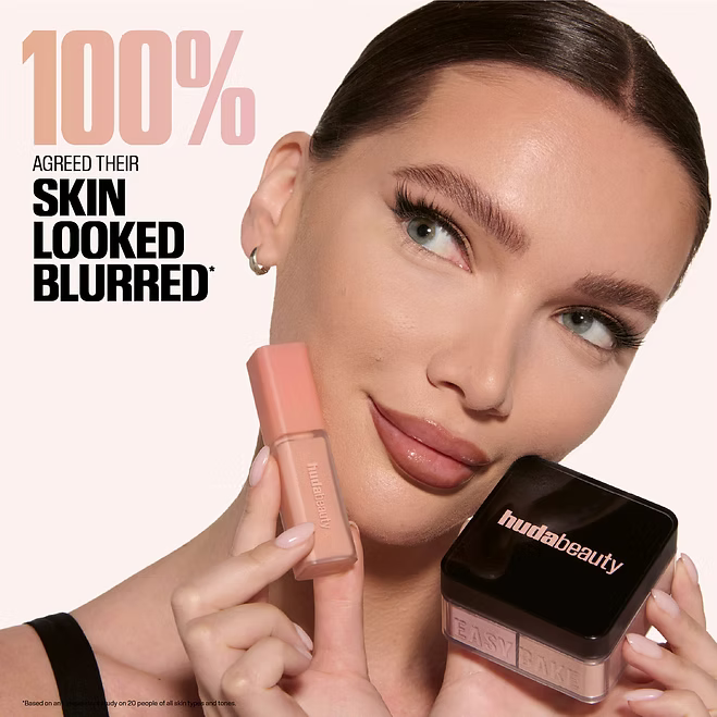 Huda Beauty - Easy Bake Loose Powder Duo for Brightening + Correcting - Beauty Station by Rafia