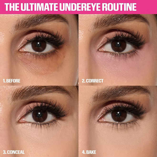 Huda Beauty - Easy Bake Loose Powder Duo for Brightening + Correcting - Beauty Station by Rafia