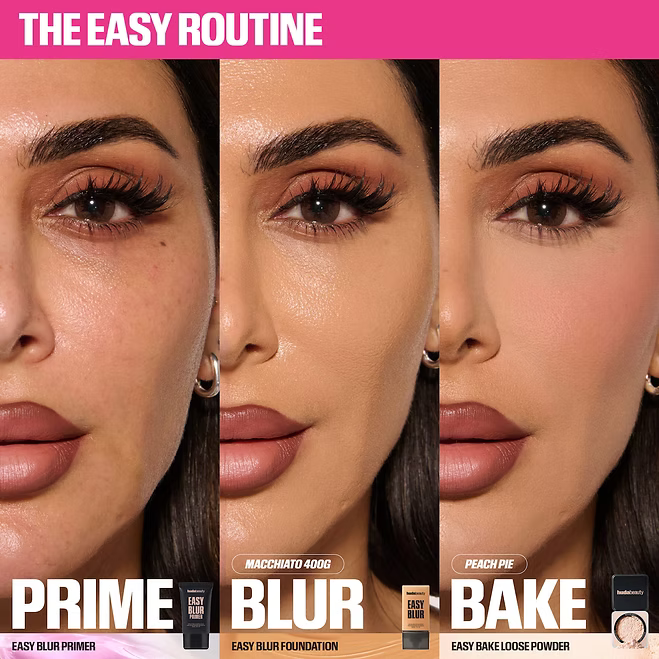Huda Beauty - Easy Bake Loose Powder Duo for Brightening + Correcting - Beauty Station by Rafia