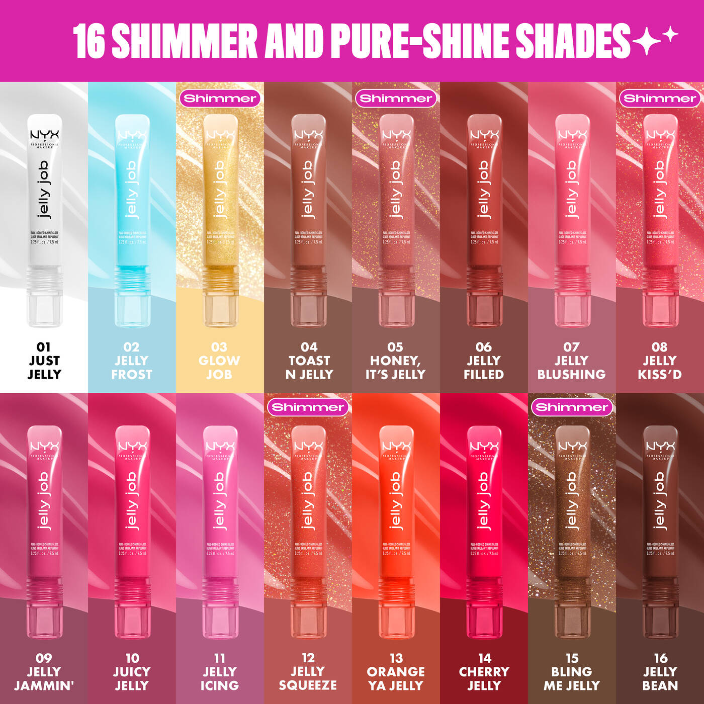 NYX - Jelly Job Full - Bodied High Shine Gloss