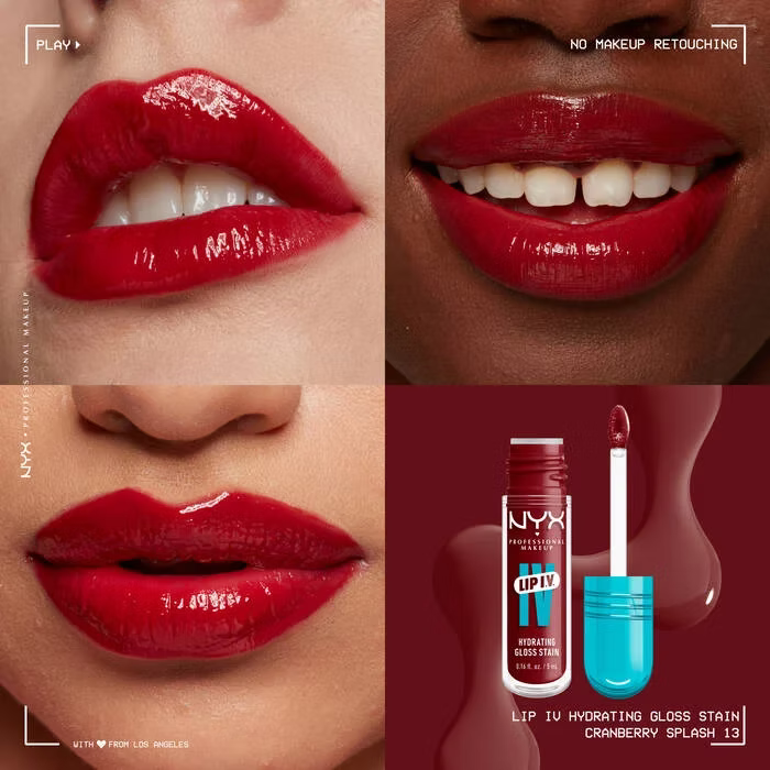 Nyx - Lip I.V. Hydrating Lip Gloss Stain - Beauty Station by Rafia