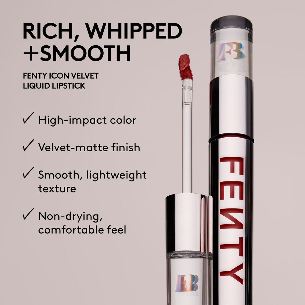 Fenty Beauty - Fenty Icon Velvet Liquid Lipstick - Beauty Station by Rafia